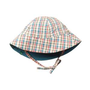 Summer Sale 2022: Checked Seersucker Reversible Sunhat