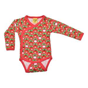 Size 56 1 2 Months: Multi Radish Rouge Red Kimono Body Top