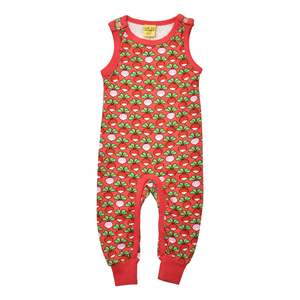 Multi Radish Rouge Red Dungarees