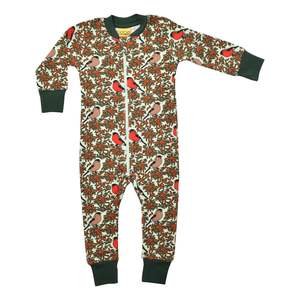 Bullfinch Honeydew Blue Zip Suit