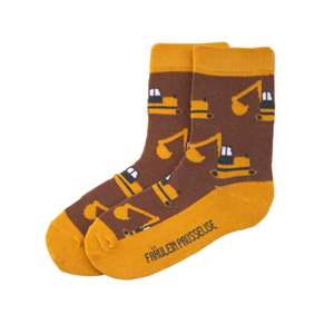 Organic Crew Socks - Excavators