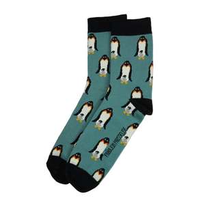 Stocking Fillers: Organic Crew Socks - Penguins
