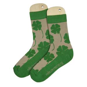 Organic Crew Socks - Clovers