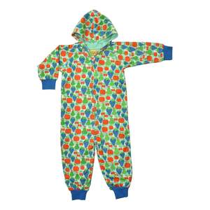 Fruits Beach Glass Lined Suit with Hood