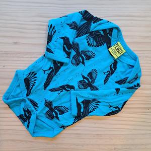 RE-Loved - MTAF Blue Pica Pica Body Top (1 - 2 Months)