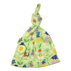 Happy Flower Patina Green Knot Hat