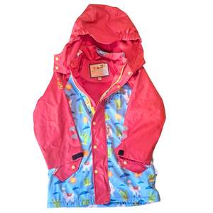 Rainwear: SAMPLE - Llama Raincoat (7 - 8 Years)