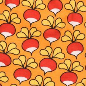 Duns Sweden: Radish Orange Short Sleeved Top