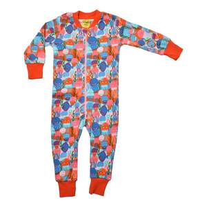 All In One Suits: Jellyfish Red Zip Suit