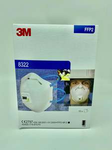 Fight Virus Collection: 3M FFP2 8322 Respirator Mask with Breathing Valve (10pcs)