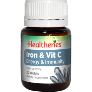 June Special: Healtheries Iron & Vit C Tablets