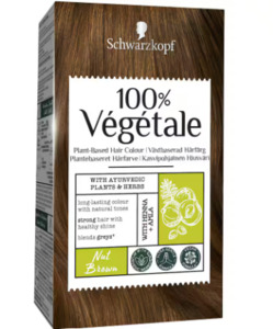 Schwarzkopf 100% Vegetale Plant Based Hair Colour Nut Brown Each