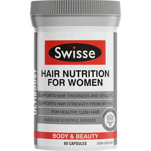 Health Wellbeing: Swisse Ultiboost Hair Nutrition For Women Capsules 60s