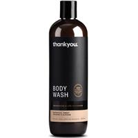 thankyou botanical sweet orange & almond body wash 500ml