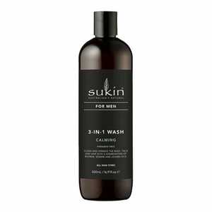 sukin for men 3-in-1 wash calming 500ml