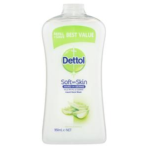dettol liquid hand wash aloe vera and vitamin e refill 950ml