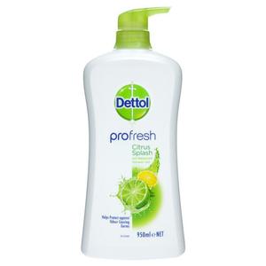 dettol profresh citrus splash shower gel 950ml