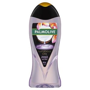 Sanitiser Disinfectant: palmolive luminous oils shower gel luminous oil enriching coconut oil with frangipani 400ml