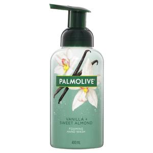 palmolive foaming liquid hand wash soap vanilla & sweet almond 400ml