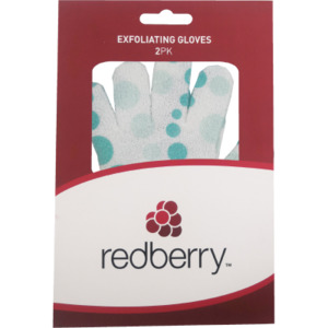 Masks Wipes Gloves: Korbond Redberry Exfoliating Gloves 2pk