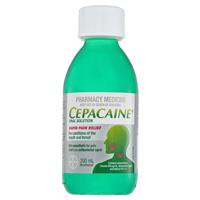 Oral Care: cepacaine mouthwash liquid 200ml