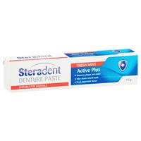 steradent denture cleaning paste fresh mint 115g