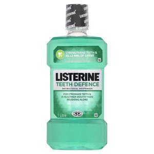 listerine teeth defence mouthwash 1 litre
