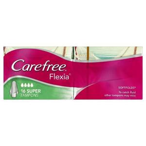 Feminine Hygiene: carefree flexia tampons super 16 pack