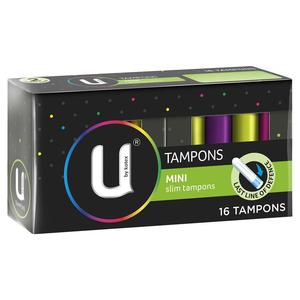 u by kotex tampons mini 16 slim