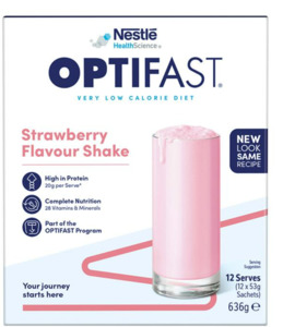 optifast vlcd shake strawberry 12 x 53g