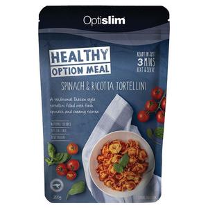 Optifast: optislim healthy option meal spinach and ricotta tortellini 300g new