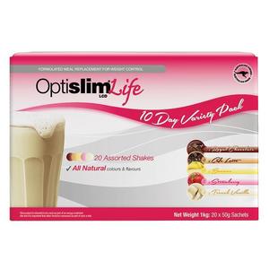 Optifast: optislim life lcd 10 day variety pack 20 x 50g sachets