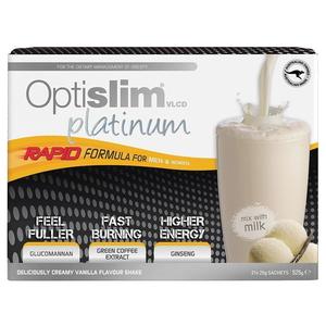 optislim vlcd platinum vanilla shake 21x25g