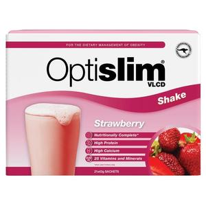 Optislim VLCD Shake Strawberry Sachets 21x40g