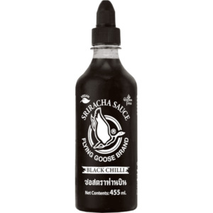 flying goose sriracha sauce black 455mL