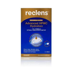 reclens mps 2x500ml with a lens case