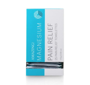 Amazing Oils Magnesium Pain Relief Towelettes 25pk