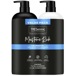 Tresemme Moisture Rich Shampoo (1.2L) & Conditioner (1.2L)
