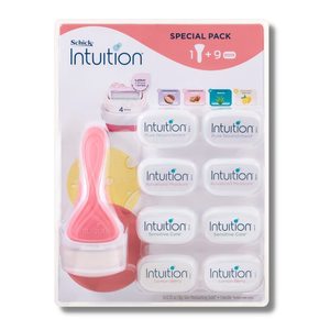 Schick Intuition Razor + 9 Cartridges