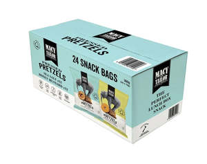Macy & Tailor Sea Salt & Honey Mustard Pretzels 24 x 15g