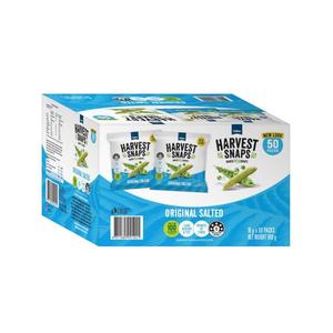 Calbee Harvest Snaps Baked Pea Crisps 50 x 18g
