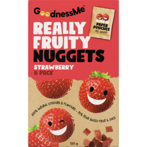 Goodness Me Really Fruity Nugget Strawberry 8pk