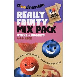 Goodness Me Fruit Sticks Strawberry & Blueberry 136g 8pk