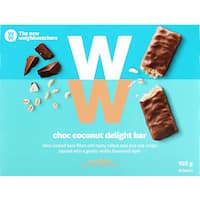 weight watchers muesli bars choc coconut delight 105g 5pk