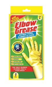 Elb Grease Anti-Bac Gloves Large 1pr