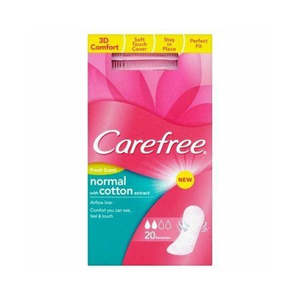 Feminine Hygiene: Carefree Fresh Scent Cotton Pantyliner 20 Pack