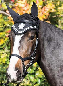 Rambo Diamanté  Ear Net - Pony/Cob