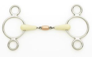 Happy Mouth: Happy Mouth 3 Ring Gag Copper - 4inch