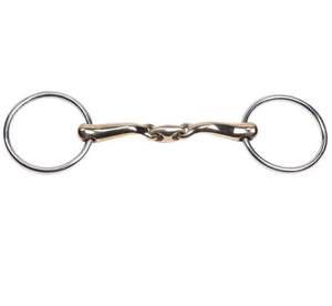 Zilco: Zilco Curved Gold Training Snaffle