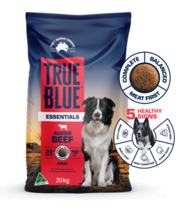 Feed: True Blue Essentials Dog Food Beef 20kg